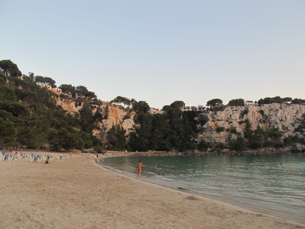 Plage de Cala Galdana à Minorque