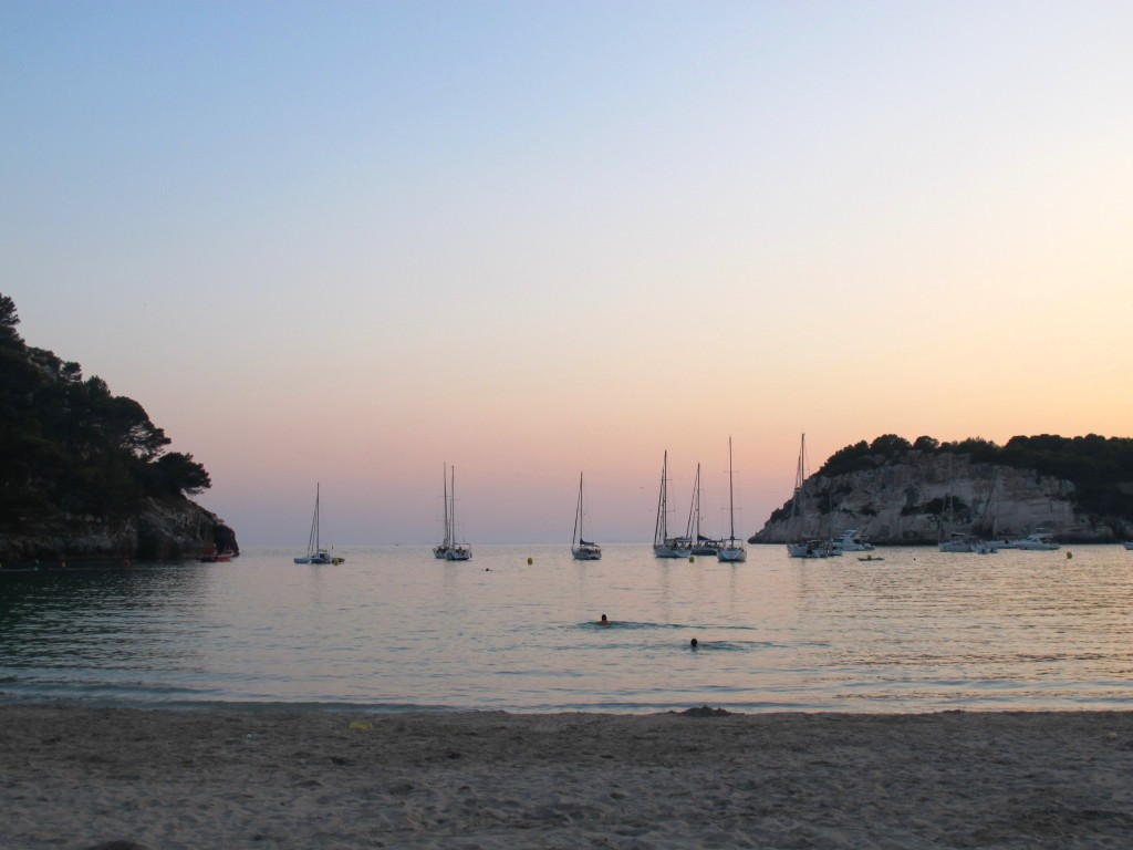 Plage de Cala Galdana à Minorque