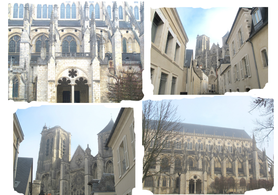 La ciudad de Bourges en Francia