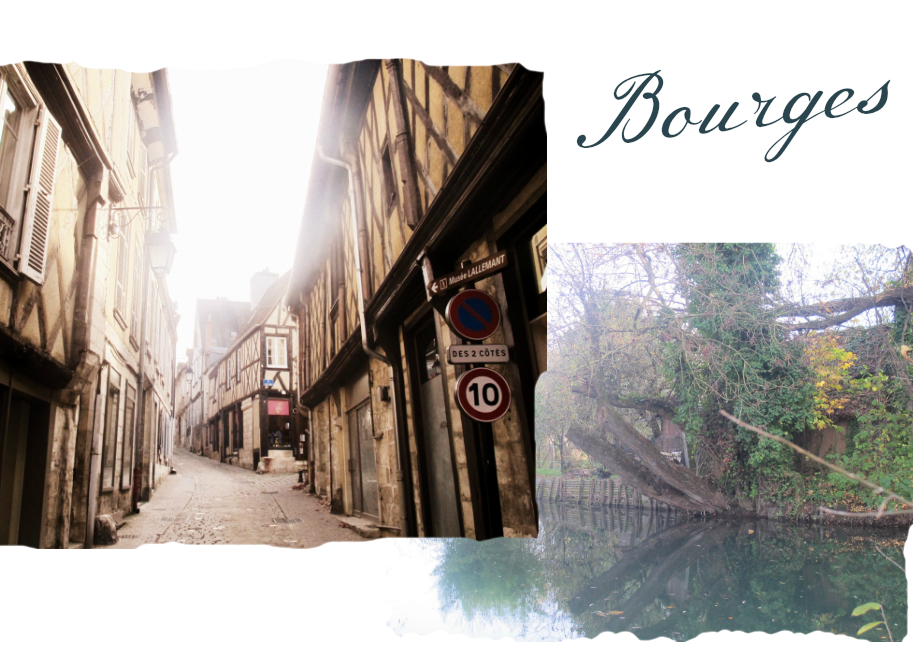La ciudad de Bourges en Francia